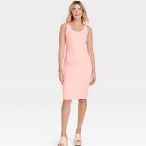 Universal Thread Light Coral Midi Dress